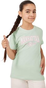 Styli Girls Graphic Print Short Sleeve T-Shirt