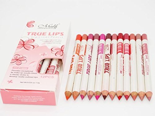 Me Now True Lips Lip Liner Pencil, Set of 12