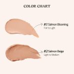 ⁦SKINFOOD Salmon Dark Circle Concealer Cream #1 - Concealer for Dark Circles - Under Eye Concealer for Dark Spots and Wrinkles - Full Coverage Under Eye Concealer - 0.35 Oz/10 g (Salmon Blooming)⁩ - الصورة ⁦4⁩