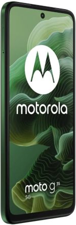 ⁦Motorola Moto G35 Dual-SIM 128GB ROM + 4GB RAM (GSM Only | No CDMA) Factory Unlocked 5G Smartphone (Leaf Green) - International Version⁩ - الصورة ⁦3⁩