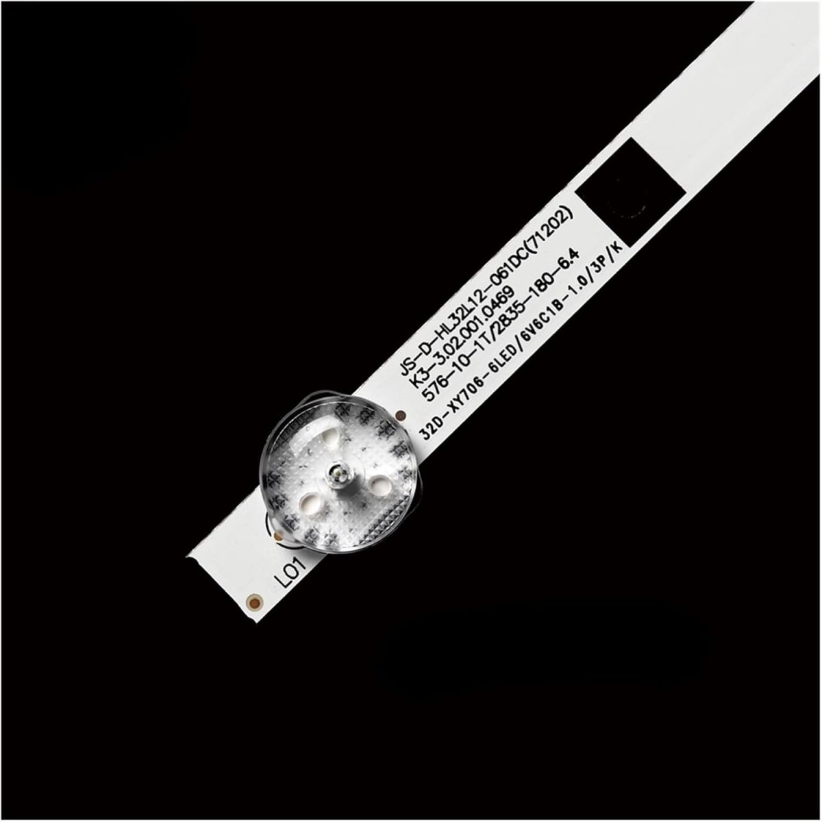 ⁦شريط اضاءة خلفية LED 6 فولت للتلفزيون من شيهتس 32 انش JS-D-HL32L12-061DC 576 ملم 32B100L L32M16 LM-32S 32HD510A LED32B100L⁩ - الصورة ⁦2⁩