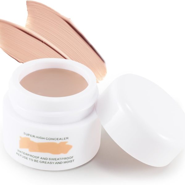 Boobeen Concealer Cream Tattoo Cover Up Makeup - Tattoo Concealer Waterproof Full Coverage Cover Creme Skin Concealer, Natural & Beige