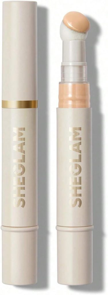 SHEGLAM Complexion Boost Concealer - With Sponge-head Applicator - High-coverage Formula (Fair)