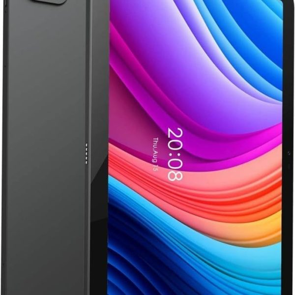 OTETO Tab 15 Tablet 10.1 inch 4G, iOS 5G, Dual SIM, Octa-Core Processor, Flip Cover and Keyboard, 8GB RAM+512GB ROM, Android 13, 6000mAh, 8MP Interface (Grey)