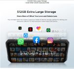 ⁦S200 Plus 5G Rugged Phone Dimensity 7300 4nm 1.32" Rear Display AI Image 6.72'' 12+512GB 10100 mAh Battery Smart Phone ﻿⁩ - الصورة ⁦8⁩