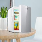 ⁦Car Refrigerator, Portable 10L Household Mini Small Single-person Rental Student Dormitory 12V/220V Car And Home Dual-use Refrigerator⁩ - الصورة ⁦5⁩