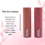 ⁦MAKEUP BY MARIO Mini MoistureGlow™ On The Go Plumping Lip Serum Duo Bare Glow & Rose Glow⁩ - الصورة ⁦4⁩