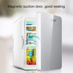 ⁦Car Refrigerator, Portable 10L Household Mini Small Single-person Rental Student Dormitory 12V/220V Car And Home Dual-use Refrigerator⁩ - الصورة ⁦4⁩