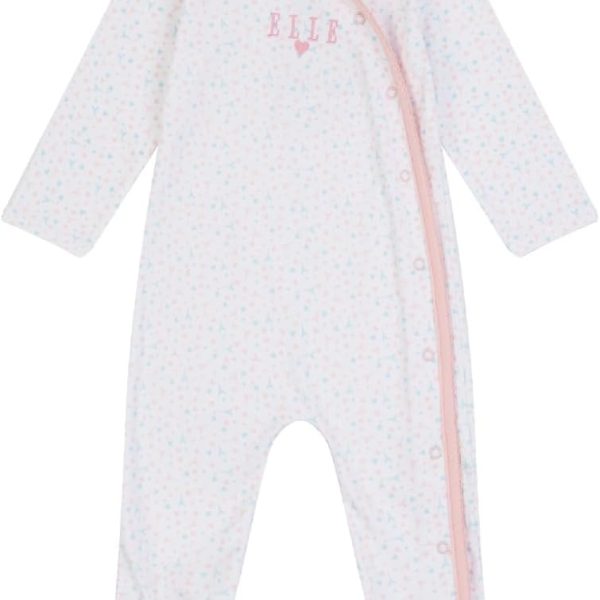 ELLE Girl's ELL0425002 Sleepsuit And Hat Set Bright White