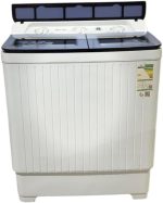 WDA Semi Automatic Twin Tub Washing Machine, 8 kg Capacity, White
