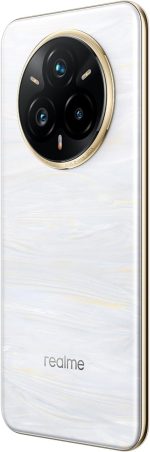 ⁦Realme 14 Pro+ Dual-SIM 256GB ROM + 8GB RAM (GSM Only | No CDMA) Factory Unlocked 5G Smartphone (Pearl White) - International Version⁩ - الصورة ⁦4⁩