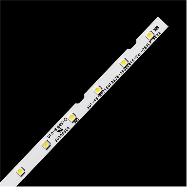SHYHHTS 6V 462mm Led Backlight Bar for Sam/s.ung 43NU For A.O/T-43-NU7100F2X2 2Pcs/Set TV Led Backlight Strip UE43NU7100U UE43NU7120U