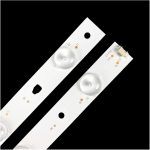 ⁦SHYHHTS 10Pcs 509mm 3V Led Backlight TV Bar Parts for H.ai/er 50inch LED50D7-ZC14-01(B) 30350007204 LED50A900 LD50U3000 D50MF7000 50S510⁩ - الصورة ⁦2⁩