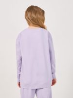 ⁦Styli Girls Minimal Slogan Print Sweatshirt⁩ - الصورة ⁦5⁩