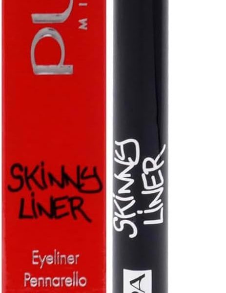 Pupa Milano Skinny Eyeliner - Ultra Slim For Maximum Precision - Soft Felt Tip Helps Create Wings - Intensifies The Lash Line - Water-Based Formula - Long Lasting Wear - 001 Extra Black - 0.034 Oz