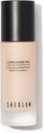 ⁦SHEGLAM Complexion Pro Long Lasting Breathable Matte Foundation-Fair⁩ - الصورة ⁦3⁩