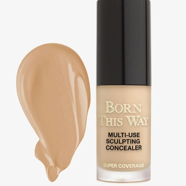 Too Faced Born This Way Super Coverage Concealer, Multi-Use Sculpting, Natural Beige Shade, 3.5ml