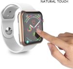 ⁦Julk [2-Pack] 45mm Case for Apple Watch Series 9 (2023) Series 8 Series 7 Screen Protector, Overall Protective Case TPU HD Ultra-Thin Cover for iWatch, Transparent⁩ - الصورة ⁦5⁩