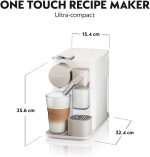 ⁦Nespresso Lattissima One F121 Espresso Capsule Coffee Machine, Automatic Milk System for Cappuccino & Latte, 1 L, 19 Bar Pressure, White⁩ - الصورة ⁦5⁩