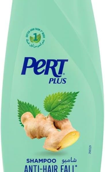 Pert Plus Anti-Hair Fall Shampoo with Ginger Extract, 600ml