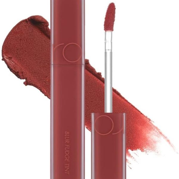 rom&nd BLUR FUDGE TINT | matte lipstick| light weight| cream type| super stay| k-beauty| highly pigment|moisturizing,0.17oz (03 MUSKY)