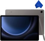 Samsung Galaxy Tab S9 FE 10.9" Android WiFi Tablet - 6GB RAM, 128GB Storage, IP68 Water- and Dust-Resistant, S Pen, 8MP Camera (with Microfiber Cloth) – Gray