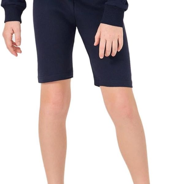 Styli Girls Solid Shorts With Elastic Waistband