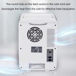 ⁦Car Refrigerator, Portable 10L Household Mini Small Single-person Rental Student Dormitory 12V/220V Car And Home Dual-use Refrigerator⁩ - الصورة ⁦3⁩