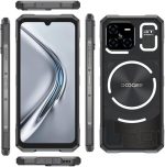 ⁦Doo.goo Blade GT 5G Rugged Phone - 12GB RAM + 256GB Storage, Android 14, Dimensity 7050 Octa-Core Processor, IP68/IP69K Dustproof, Shockproof, Waterproof (Black)⁩ - الصورة ⁦2⁩