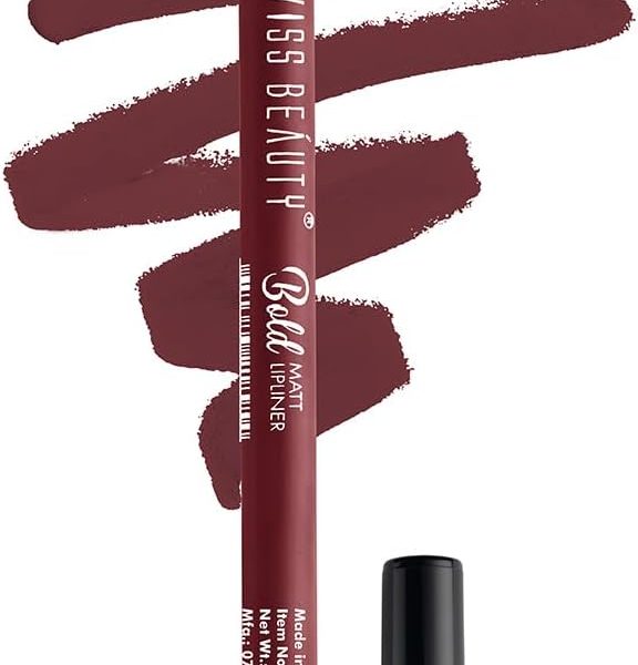 Swiss Beauty Bold Matt Lip Liner | Long-lasting |Matte Finish | Non-drying | Shade-09, 1.6gm