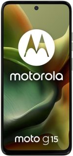 ⁦Motorola Moto G15 Dual-SIM 128GB ROM + 4GB RAM (GSM Only | No CDMA) Factory Unlocked 4G/LTE Smartphone (Iguana Green) - International Version⁩ - الصورة ⁦2⁩