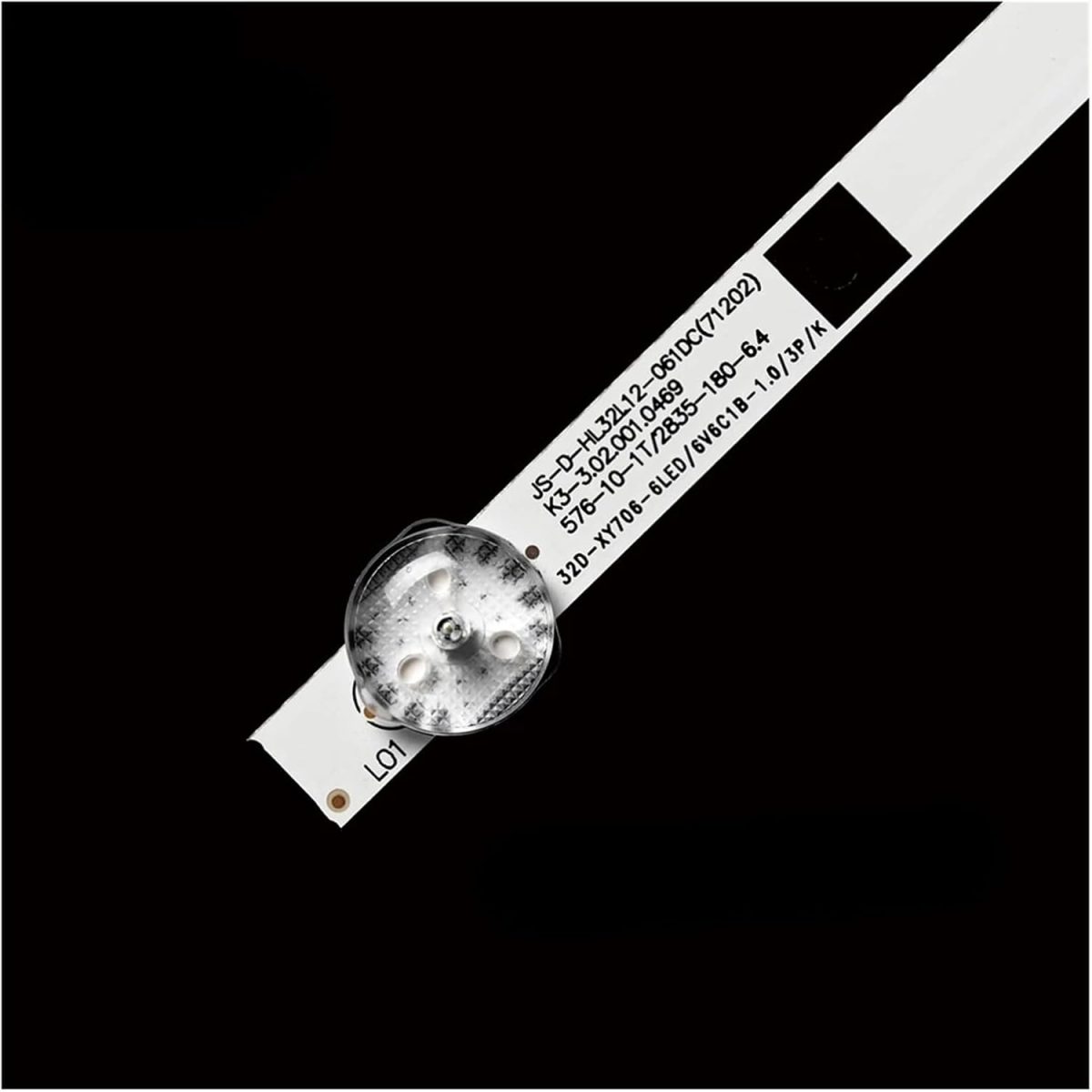 SHYHHTS 3Pcs/Set 6V Led Tv Backlight Bar for S.A/ST 32inch JS-D-HL32L12-061DC 576mm LED Strip 32B100L L32M16 LM-32S 32HD510A LED32B100L