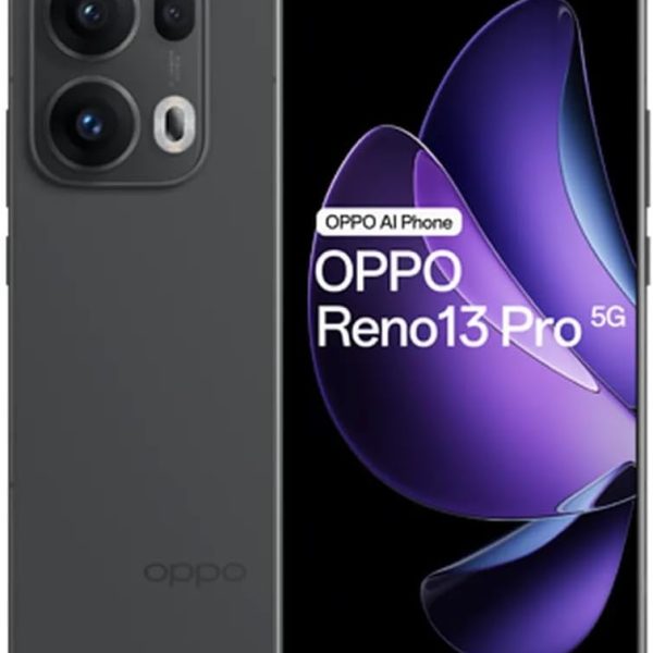 Oppo Reno13 Pro Dual-SIM 512GB ROM + 12GB RAM (GSM Only | No CDMA) Factory Unlocked 5G Smartphone (Graphite Grey) - International Version