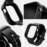 ⁦Spigen Vault Pro designed for Apple Watch Series 10 (46mm) Case with Band Protective TPU Cover with Strap - Matte Black⁩ - الصورة ⁦3⁩