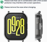 ⁦2Pcs Watch 5 Screen Protector for Xiaomi Redmi Watch 5 Active Covers (2, black)⁩ - الصورة ⁦5⁩