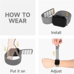 ⁦EURCRBU Compatible with Apple Watch strap 42mm 44mm 45mm 49mm band, soft nylon woven Velcro adjustable sports strap, suitable for Watch Ultra/Ultra 2 series 9 8 7 6 5 4 3 2 1 SE⁩ - الصورة ⁦6⁩