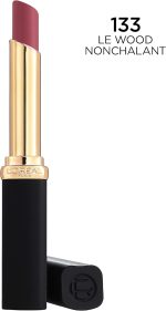 ⁦L'Oreal Paris Colour Riche Intense Volume Matte Lipstick, Lip Color Infused with Hyaluronic Acid for up to 16hr All Day Comfort, Le Wood Nonchalant, 0.06 Oz⁩ - الصورة ⁦6⁩