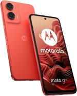 Motorola Moto G35 Dual-SIM 128GB ROM + 4GB RAM (GSM Only | No CDMA) Factory Unlocked 5G Smartphone (Guava Red) - International Version