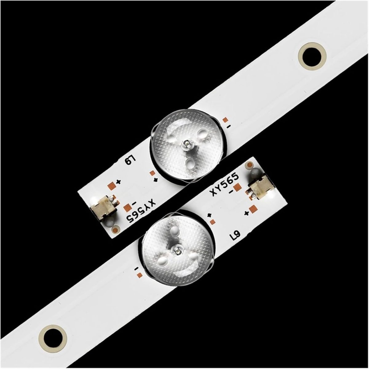 ⁦SHYHHTS 4pcs Led Backlight Strip for HTV-LED50UHDS100 MS-L1255 V6 V7 HL-00500A30-0901S-04 A1 3080550660DTZ002 3080550660DTZ001⁩ - الصورة ⁦3⁩