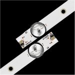 ⁦SHYHHTS 4pcs Led Backlight Strip for HTV-LED50UHDS100 MS-L1255 V6 V7 HL-00500A30-0901S-04 A1 3080550660DTZ002 3080550660DTZ001⁩ - الصورة ⁦3⁩