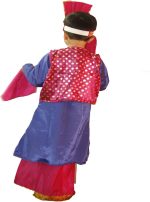 ⁦FancyDressWale Bhangra/Punjabi Boy Costume for Kids, Multi Color, 8-10 Years⁩ - الصورة ⁦3⁩