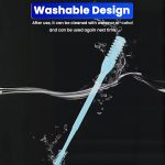 ⁦OSHIMA 2-in-1 Nasal Hair Cutter 5-Pack Nasal Hair Cutter Double-Blade 360° Rotating Nose Hair Knife Double Sided Nose Hair Trimmer, Portable Nostril Hair Remover Tool for Women Men⁩ - الصورة ⁦3⁩