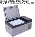 ⁦MXMMUB Portable Refrigerator, 16.5L Large Capacity Anti vibration Fridge Freezer Electric Cooler with Digital Temperature Control Panel, for Home Travel, Car, SUVs, Station Wagons⁩ - الصورة ⁦7⁩