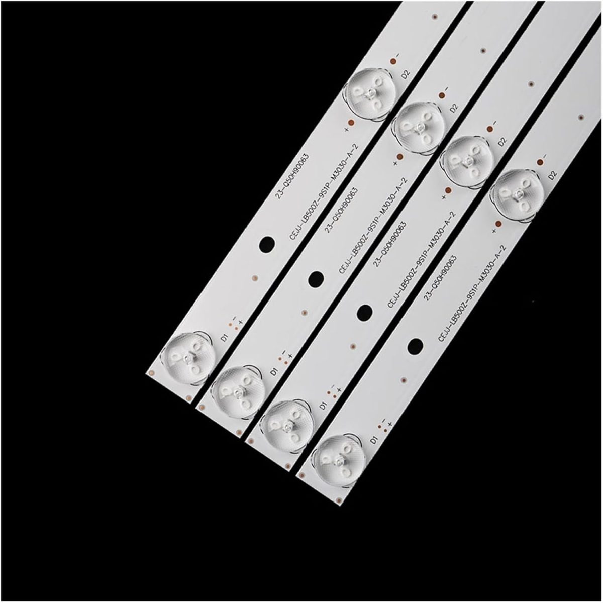 شريط تلفزيون باضاءة خلفية LED لـ Phi/lip.s 50 بوصة CEJJ-LB500Z-9S1P-M3030-H-1 50PUT6103S LED52HS96 LE-50HD02 LED52HS96 50PUF6033/T3، 4 قطع
