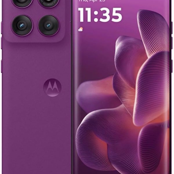 Motorola Edge 60 Pro DUAL-SIM 512GB ROM + 12GB RAM (GSM Only|No CDMA) Factory Unlocked 5G Smartphone (Pantone Sparkling Grape) - International Version