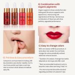 ⁦Reddhoon BB Lips Serum Kit, Semi Permanent Make-up Treatment, Lip Gloss BB Lip Serum for Lip Pigment, Including 4 Colors Liquid Lip Pigments, Exfoliating Gel and Booster⁩ - الصورة ⁦5⁩