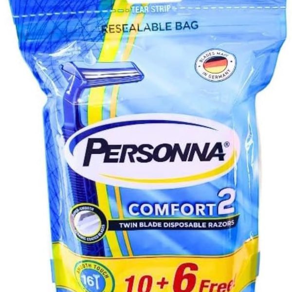 Personna Comfort 2 Razors for Men 16-Pieces