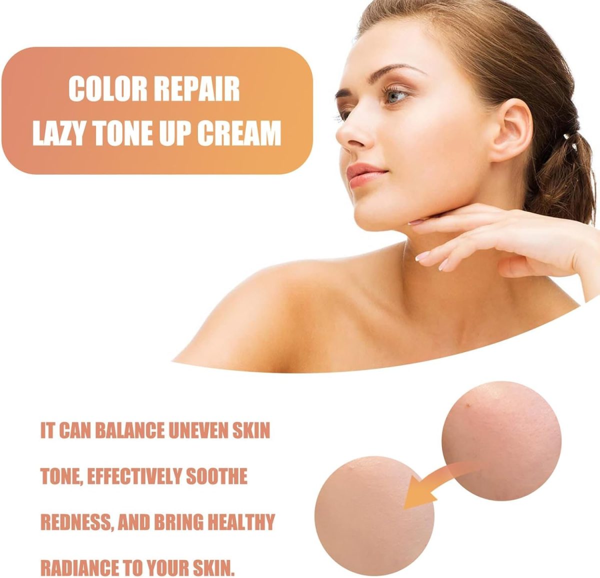 ⁦Azonee Concealing Face Primer, Hydrating Cream Full Coverage Foundation Balm, Highly Compatible Silicone Primer, Invisible Pore Facial Primer, Long Lasting Colour Correcting Cream, Oil Control⁩ - الصورة ⁦7⁩