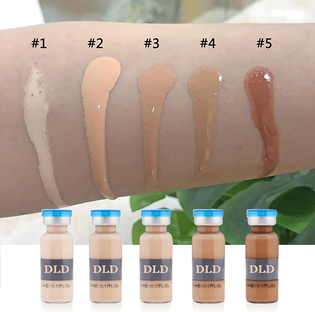⁦VEEVIIY BB Glow Starter Kit Facial Serum Treatment Kit, BB Glow Pigment 10 Vials Facial Serum Hyaluronic Acid Ampoule Essence Foundation Skin Care Serum BB Glow Pigment Booster Kit⁩ - الصورة ⁦7⁩