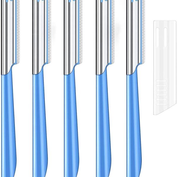 KASTWAVE Eyebrow Razors Eyebrow scraper Women Facial Razor for Hair Removal Dermaplaning Tool Trimmer Womens Fine Hair Remover Eyebrow Razors and Dermaplane Face Shavers for Women and Men